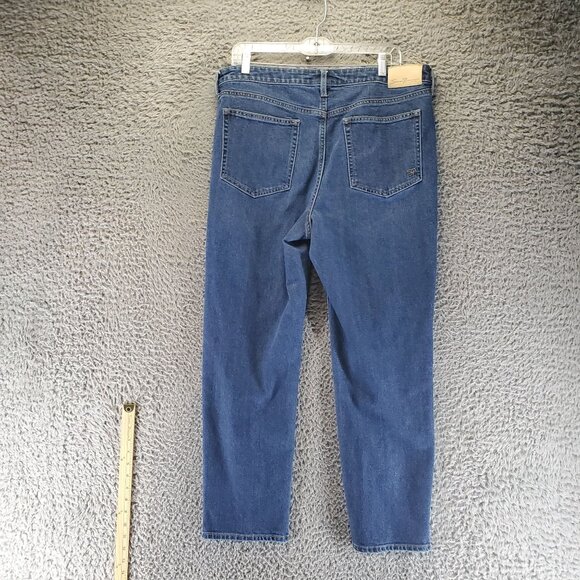 Seven7 Jeans Womens Size 14 Blue Slim Straight Stretch Denim Classic - Picture 10 of 11